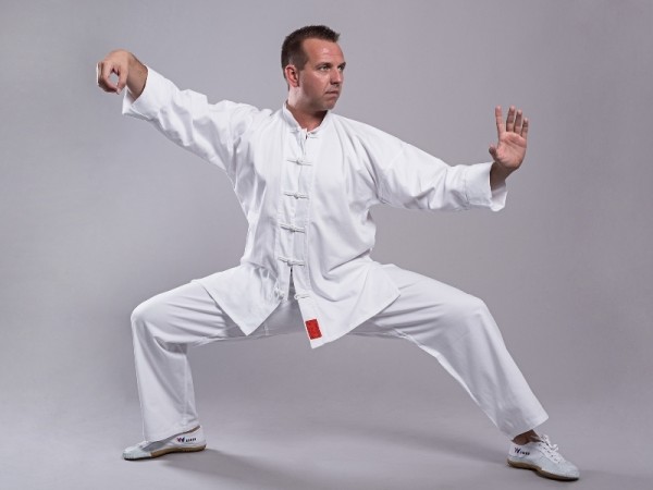 Shaolin Kung Fu Anzug weiß