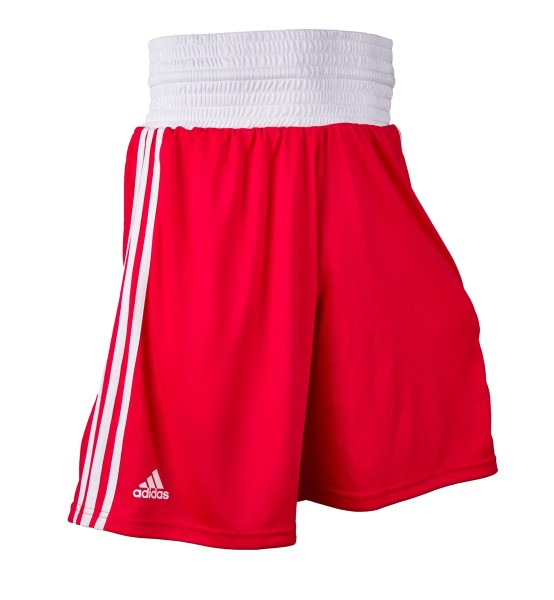 Adidas Box-Short rot/weiß
