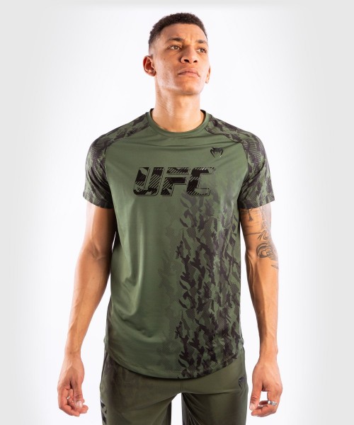 Venum UFC Fight Week Dry Tech Shirt - Khaki S