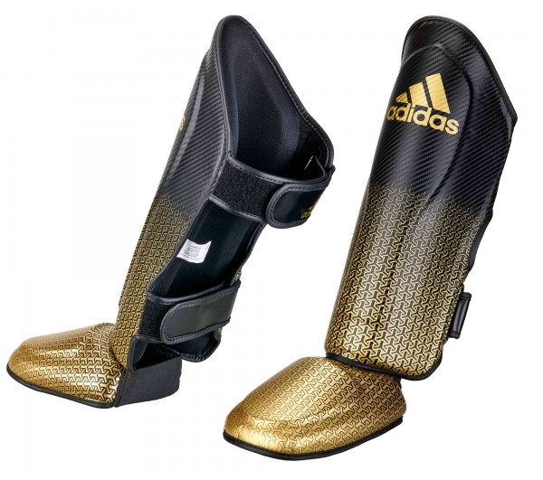 Adidas Pro Kickboxing Schienbein-Spannschutz black/gold