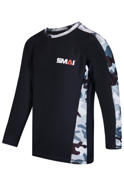 SMAI Rashguard langärmelig schwarz-camo