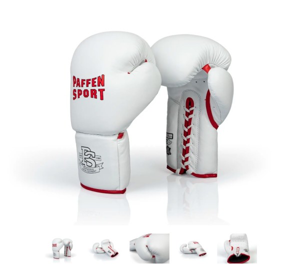 Paffen Sport Pro Heavy Hitter weiß Boxhandchuhe für das Sparring