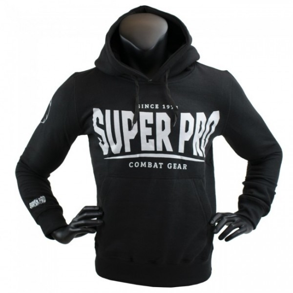 Super Pro Hoody S.P. Logo black/white