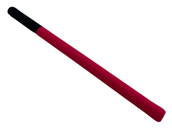 Trainings-Schlagstock gepolstert, ca. 60 x 3,5 cm, rot-schwarz