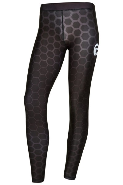 PX Damen Leggings, schw-grau, lang