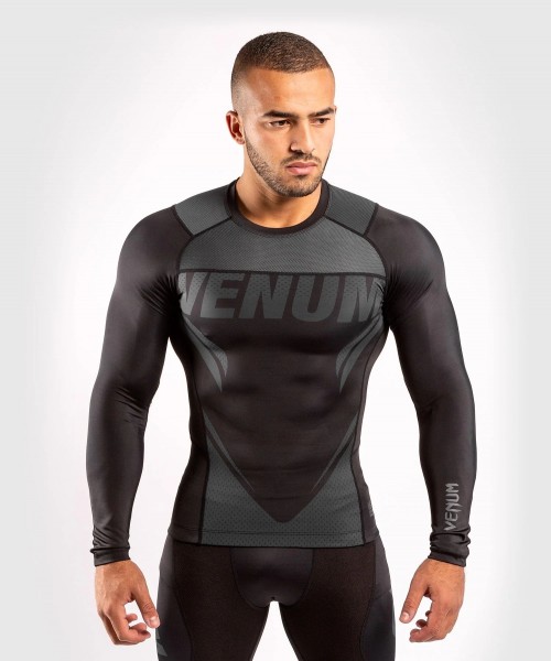 Venum ONE FC2 Rashguard Long Sleeves Black / Black S