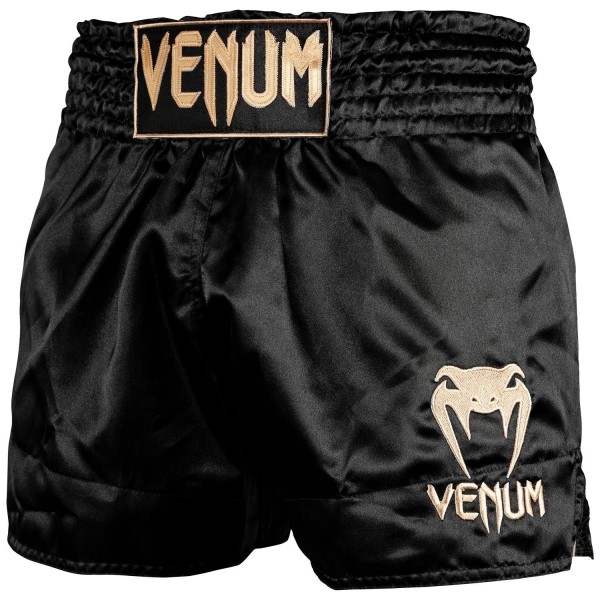 Venum Classic Thai Shorts - Black-Gold XXL