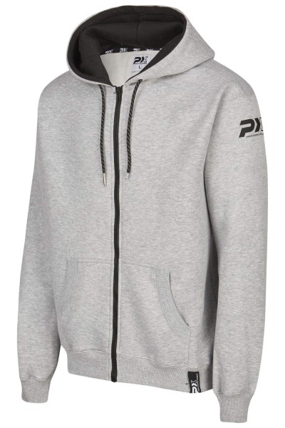 PX Zip Hoodie grau schwarz, Gr. 116