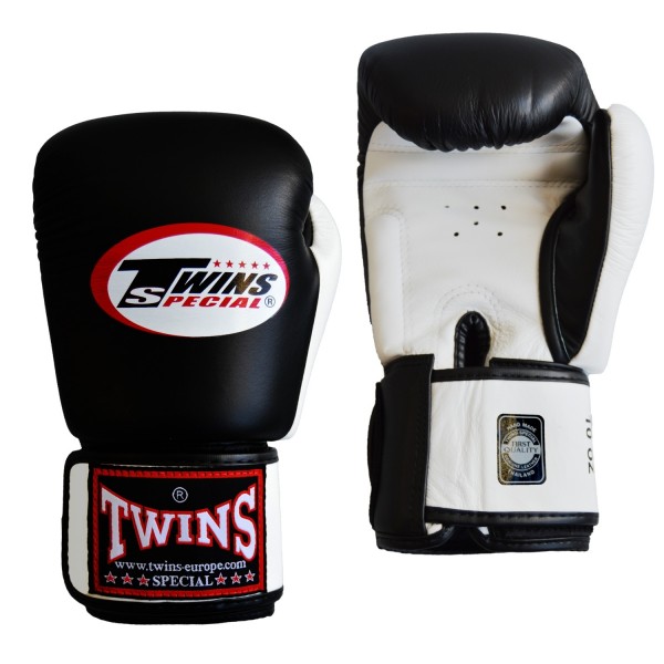 TWINS Boxhandschuh schwarz-weiss - Leder