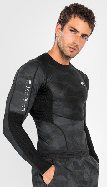 Venum Electron 3.0 Rashguard long sleeves black S