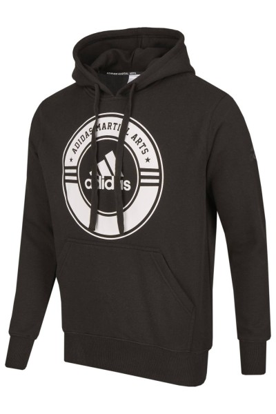 ADIDAS Hoodie Martial Arts schwarz-weiß 164