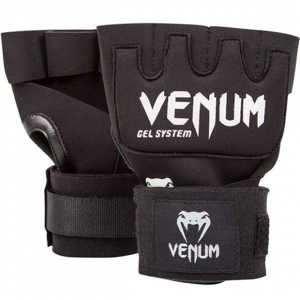 Venum Kontact Gel Glove Wraps - Black-white