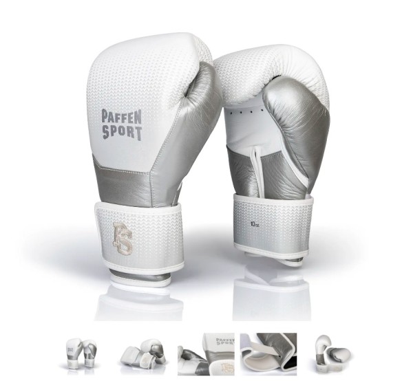 Paffen Sport CONTACT SHIELD Boxhandschuhe für das Sparring - weiß
