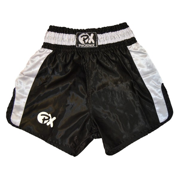 PHOENIX Thai Shorts, "Contender" schw-weiß