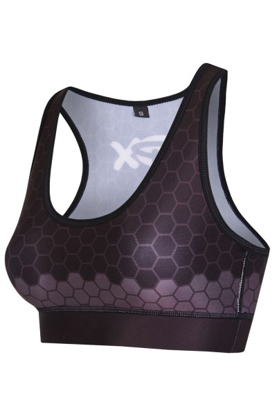 PX Damen Bustier, schwarz-grau