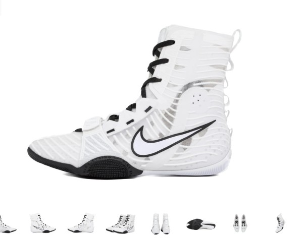 NIKE HyperKO 3 Boxschuhe white / black
