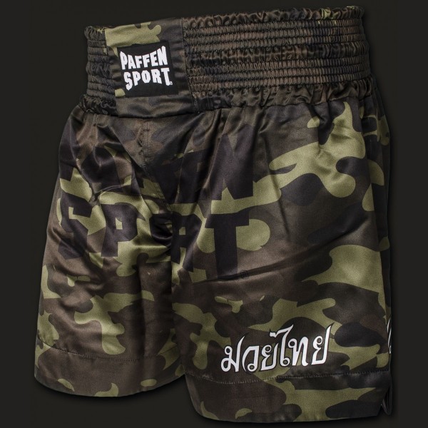 Paffen Sport Camo Thai Star Thaibox Shorts