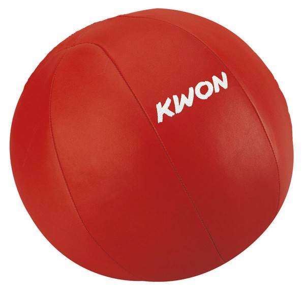 Kwon Medizinball 5 KG, rot aus Leder