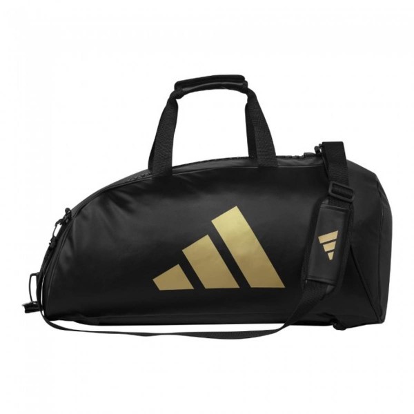 Adidas Sporttasche - Sportrucksack schwarz/gold in Größe M und L erhältlich