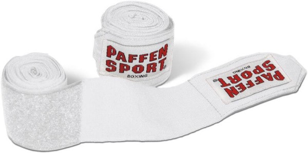 Paffen Sport ALLROUND» Boxbandagen, elastisch, 4,5m, nach IBA/DBV-Norm weiß