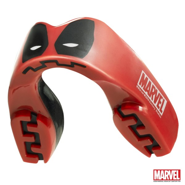 Zahnschutz Extro Marvel Deadpool - rot-schwarz, Senior Marvel