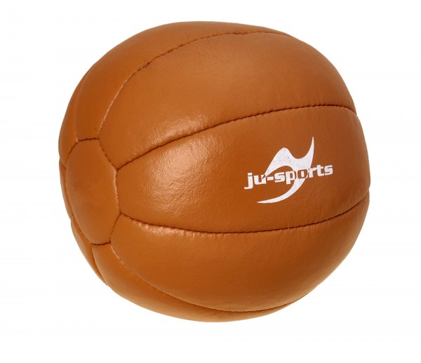 Medizinball von Ju-Sports aus hochwertigem echten Leder. 3 - 6Kg