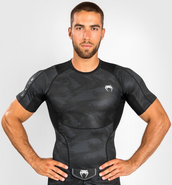 Venum Electron 3.0 Rashguard Short Sleeves black S