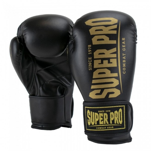 Super Pro Combat Gear Champ SE (Kick-)Boxhandschuhe black/gold