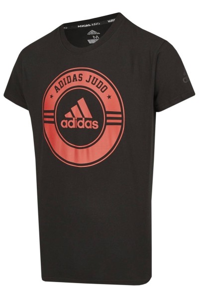 ADIDAS T-Shirt Combat Sport Judo schwarz-red 140