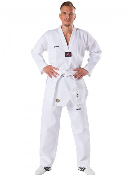 Kwon TKD-Anzug Victory, weiß mit weißem Revers