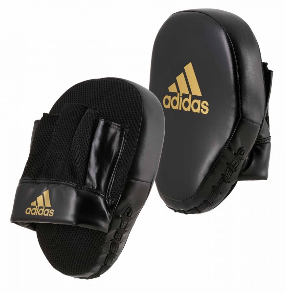 Adidas Speed Coach Paar-Pratzen, schwarz/gold ADISBAC014