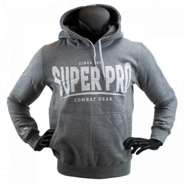 Super Pro Hoody S.P. Logo grey/white