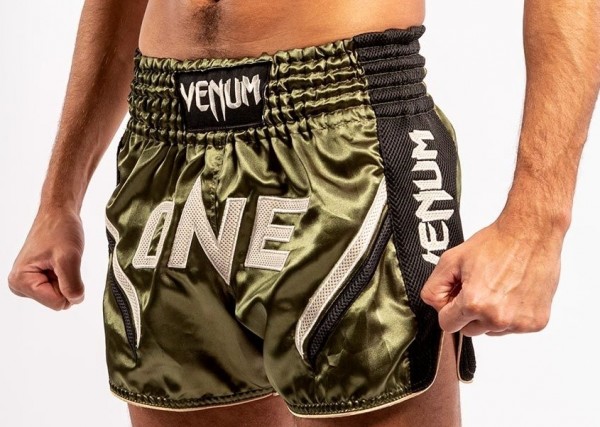 VENUM Thai Shorts ONE FC2 Black/ Khaki S