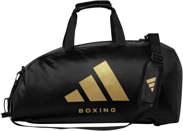 Adidas Sporttasche Boxing - Sportrucksack schwarz/gold in Größe M und L erhältlich