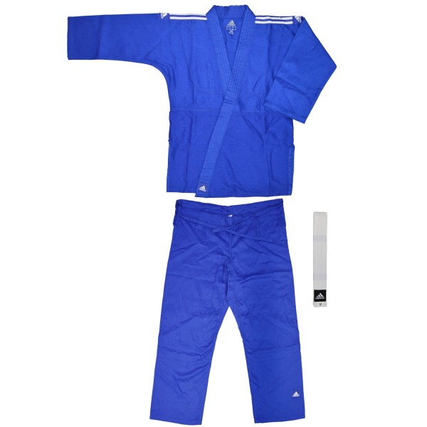 ADIDAS Judo &quot;Club&quot; blau, weiße Streifen