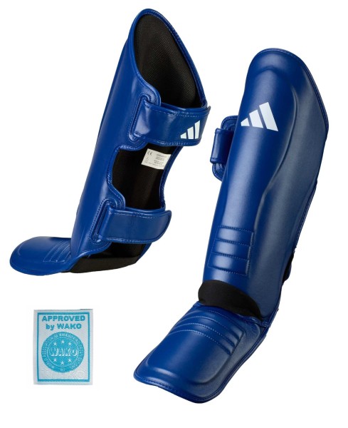 Adidas WAKO Super-Pro Schienbein-Spannschutz blau, adiSGSS011