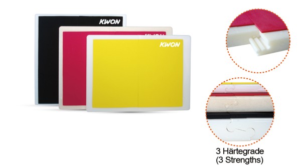 Kwon Bruchtestbrett in 3 Härten