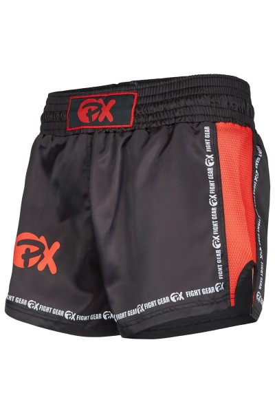 PX Thai Shorts &quot;Dynamic&quot;, Mesh, schwarz-rot