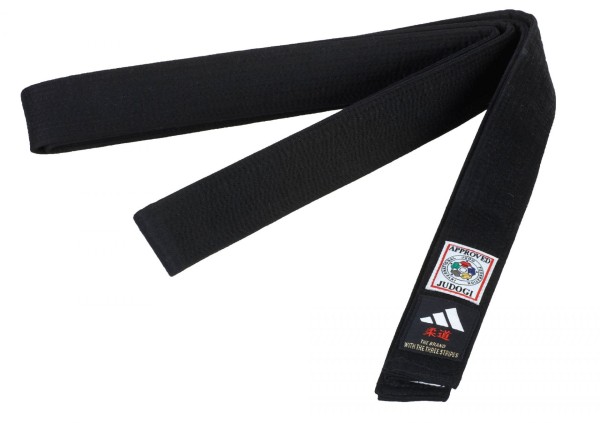 ADIDAS Elite IJF Schwarzgurt 4,5 cm Judogürtel