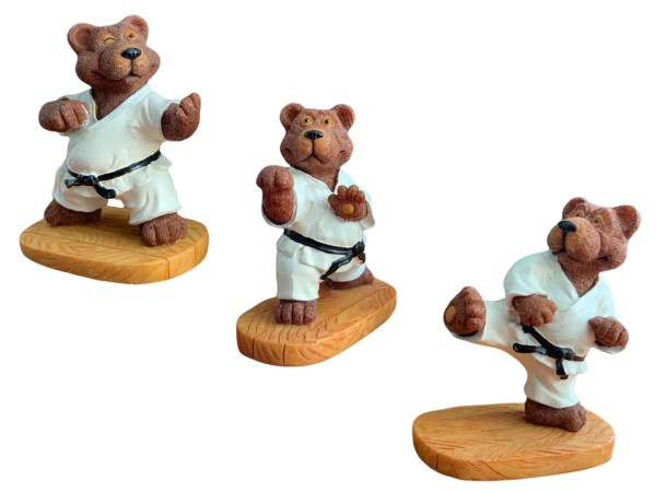 Figurenset "Budo Bären", 3-teilig
