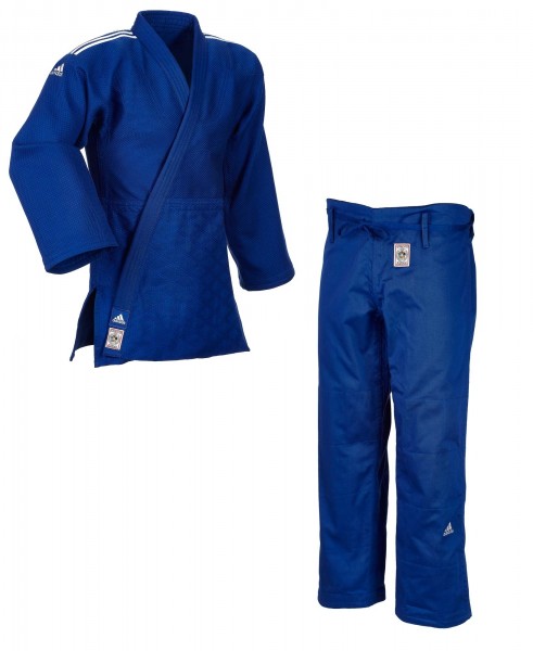 ADIDAS &quot;CHAMPION II&quot; IJF Judogi blau SF