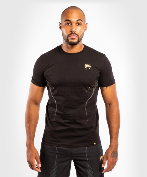 Venum Athletics T-Shirt black/gold L