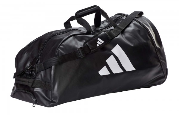 Adidas 2in1 Bag &quot;martial arts&quot; black/white PU / adiACC051