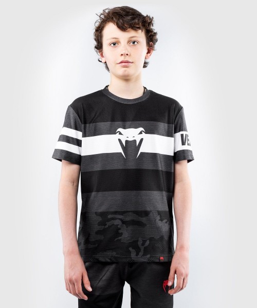 Venum Kids Bandit Dry Tech Shirt - schwarz/grau 8 Jahre